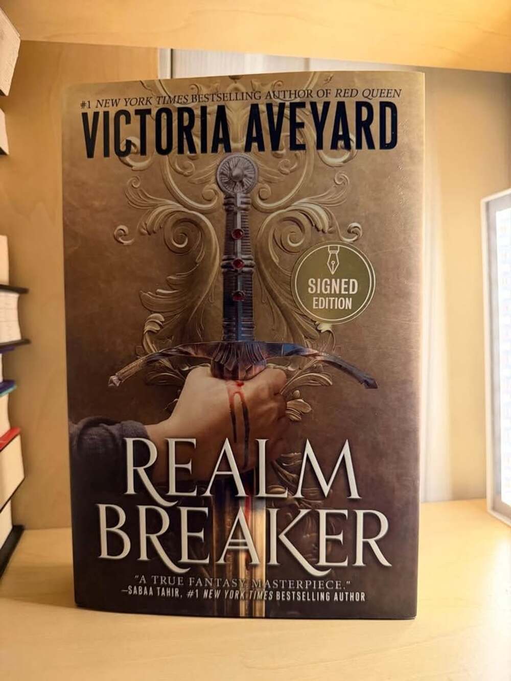 Victoria Aveyard Realm Breaker Signed Edition Book